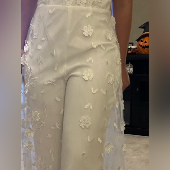 White Bridal Jumpsuit from LuLus - Picture 3 of 10